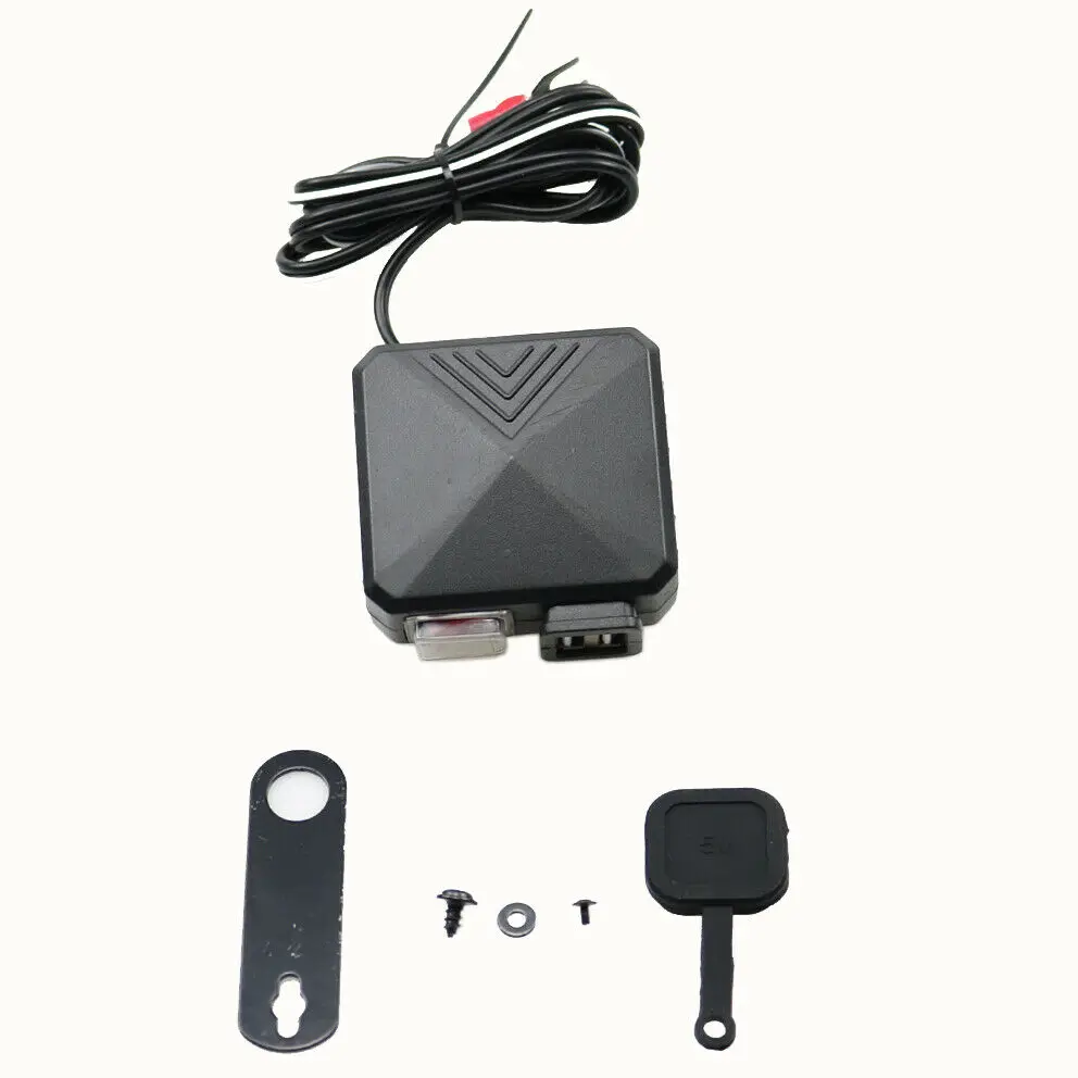 12V мотоциклы квадратное зарядное устройство водонепроницаемый двойной USB разъем