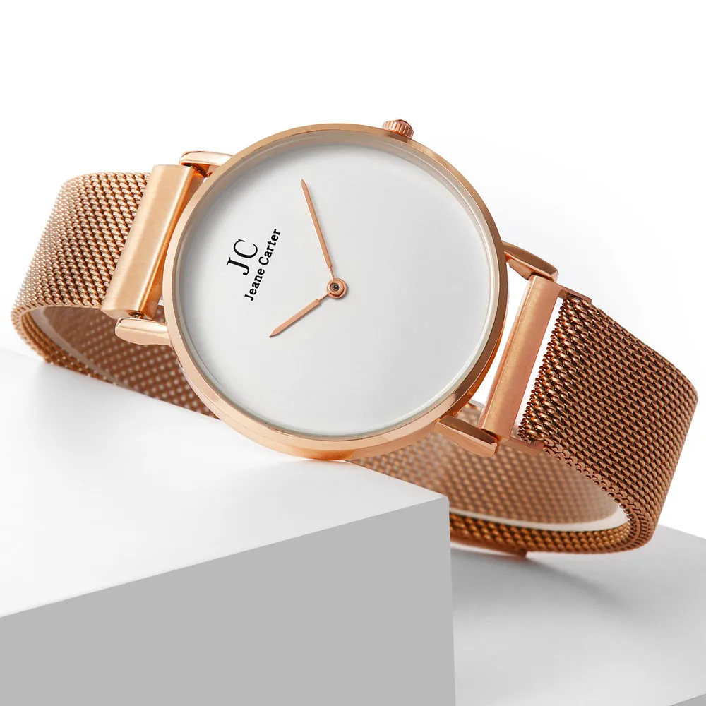 Женские наручные часы с магнитным ремешком Роскошные Кварцевые со стразами 2019 |