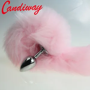 Лисий хвост Анальная секс-игрушкапробка, пуля, собачьи хвосты, петля, Стимулятор точки G, игрушки, кошачьи хвосты, парные любовники, интимные товары, Секс-игра