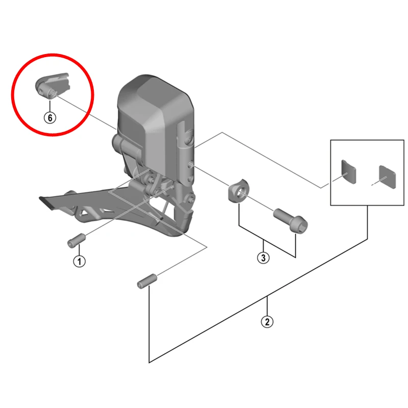 Концентрато R8050 FD-R8050 FD-R9150 DURA-ACE R9150 передний переключатель детали Пробка Крышка |
