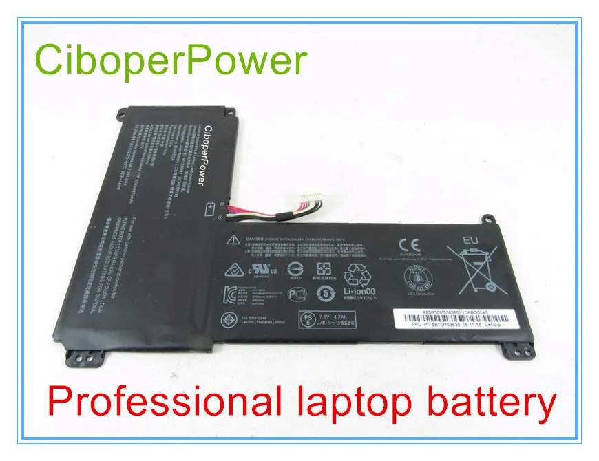 Оригинальный аккумулятор для нового ноутбука 31Wh 0813004, Аккумулятор для ноутбука серии 110S-11IBR 5B10M53616 NE116BW2