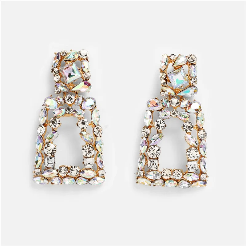 Fashion Earrings 25 17 км большие золотые ZA Висячие серьги для женщин девушка кристалл оболочки имитация жемчуга висячие серьги модные свадебные украшения - Окраска металла: Fashion Earrings 25