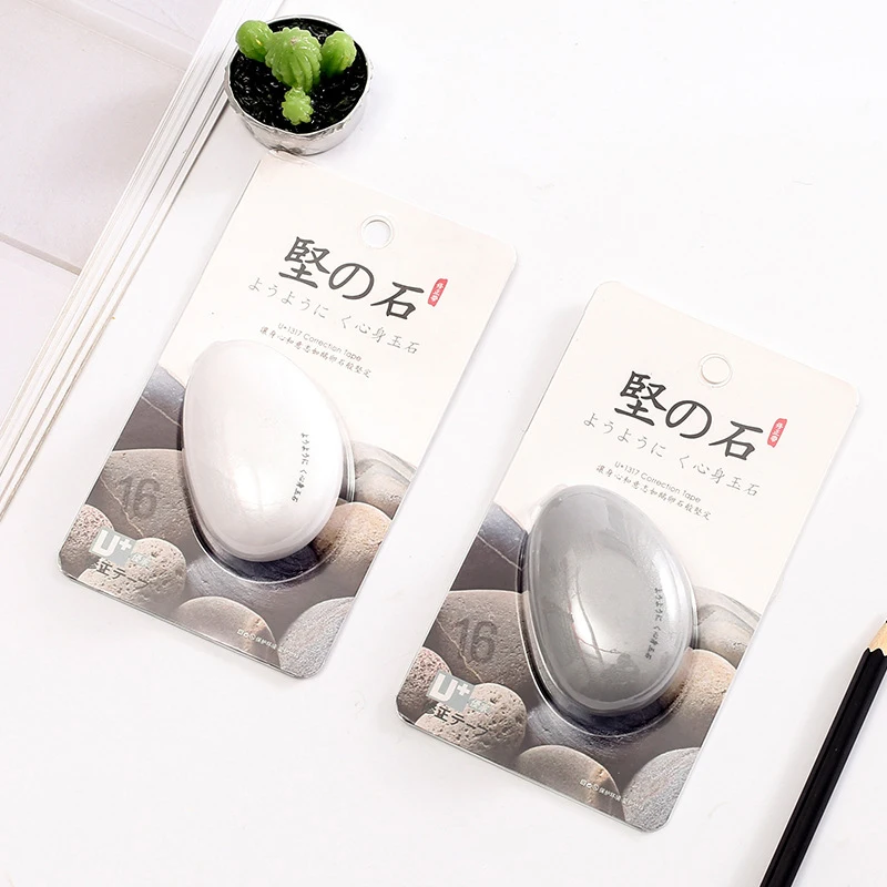 1 шт. случайный 6 м чистый цвет в форме булыжника корректор канцелярских