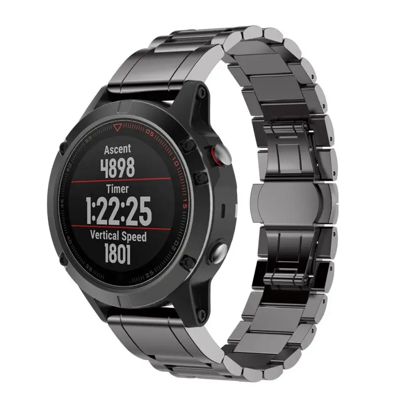 Браслет быстросъемный из нержавеющей стали для GPS-часов Garmin Forerunner 2017 935 |