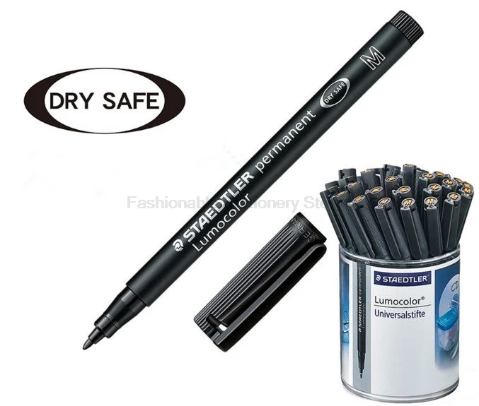4 шт., STAEDTLER, 317 м, цветные маркерные ручки, маслянистые маркеры, канцелярские принадлежности, школьные офисные принадлежности, быстросохнущие водонепроницаемые перманентные маркеры