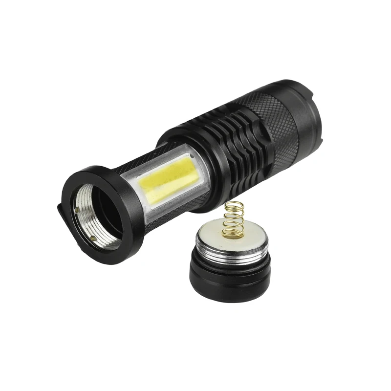 Litwod Z90SK68C светодиодный мини-фонарик XP-G Q5 COB Zoom водонепроницаемый алюминиевый фонарь с 4 режимами использования батареи 14500 или AA для кемпинга