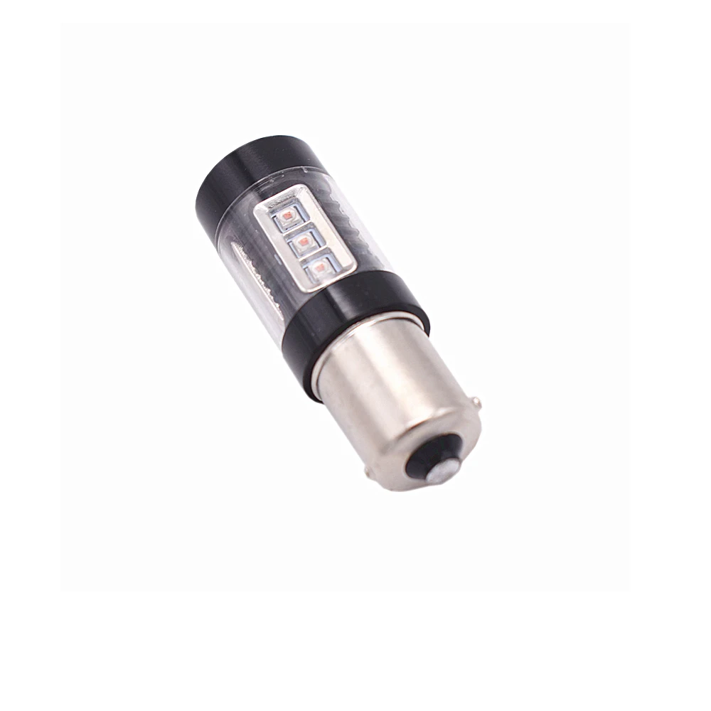 Супер яркий! 2 шт. 1156 S25 P21W BA15S 80 Вт 16SMD Cree chip XBD светодиодный светильник поворота автомобиля s резервный обратный светильник белый красный желтый