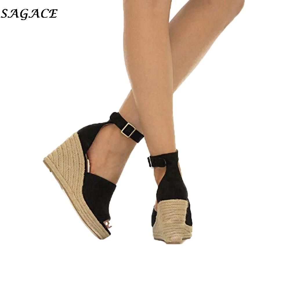 SAGACE/Большие размеры 43 Женские летние босоножки на платформе Женская обувь
