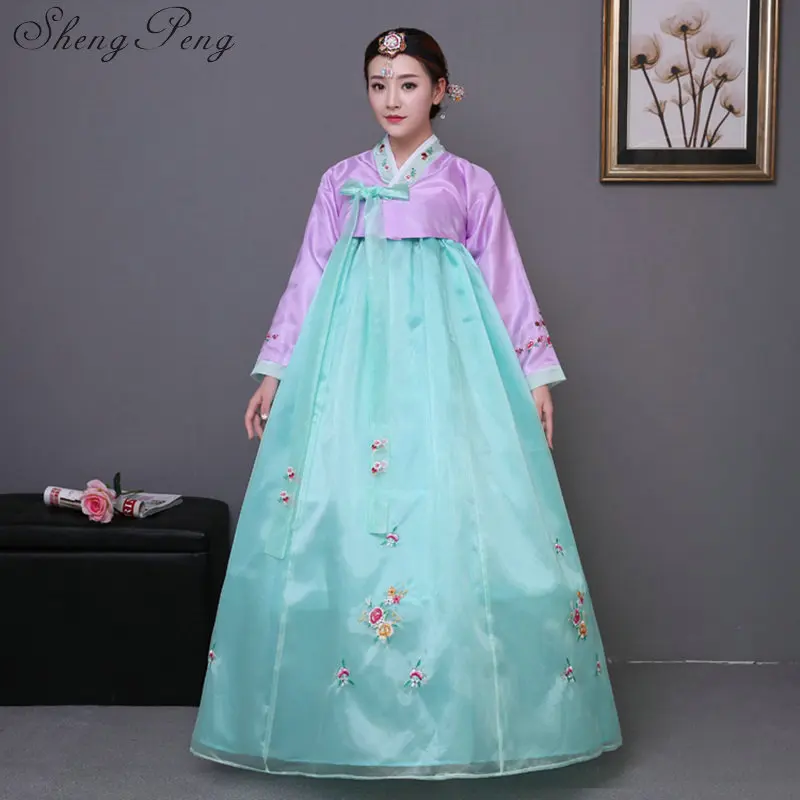 Корейская традиционная Одежда ханбок в Корейском стиле женское и мужское