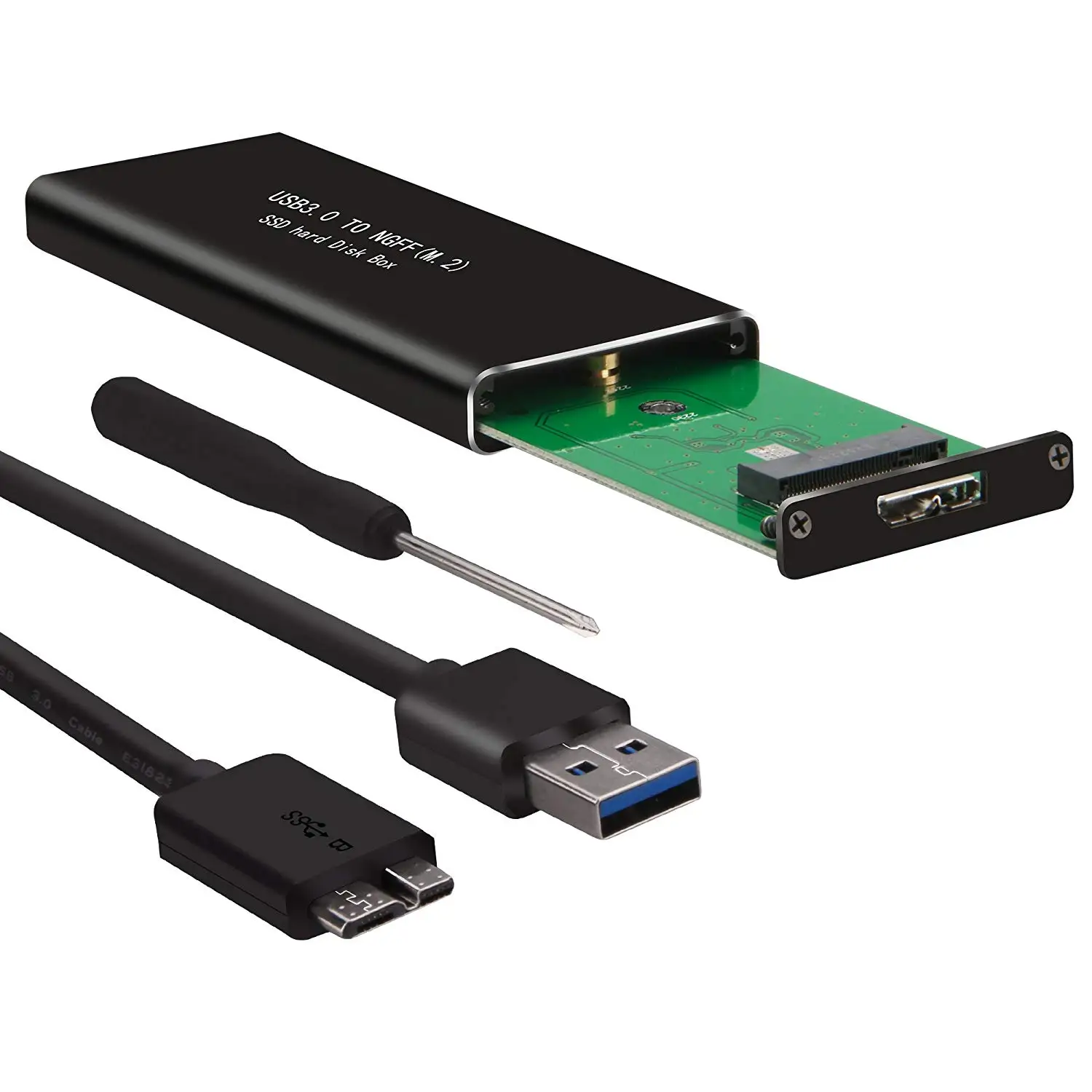 HOT M.2 Sata Ssd на Usb 3 0 внешний адаптер конвертер с Uasp поддержка Ngff 2280 2260 2242 2230