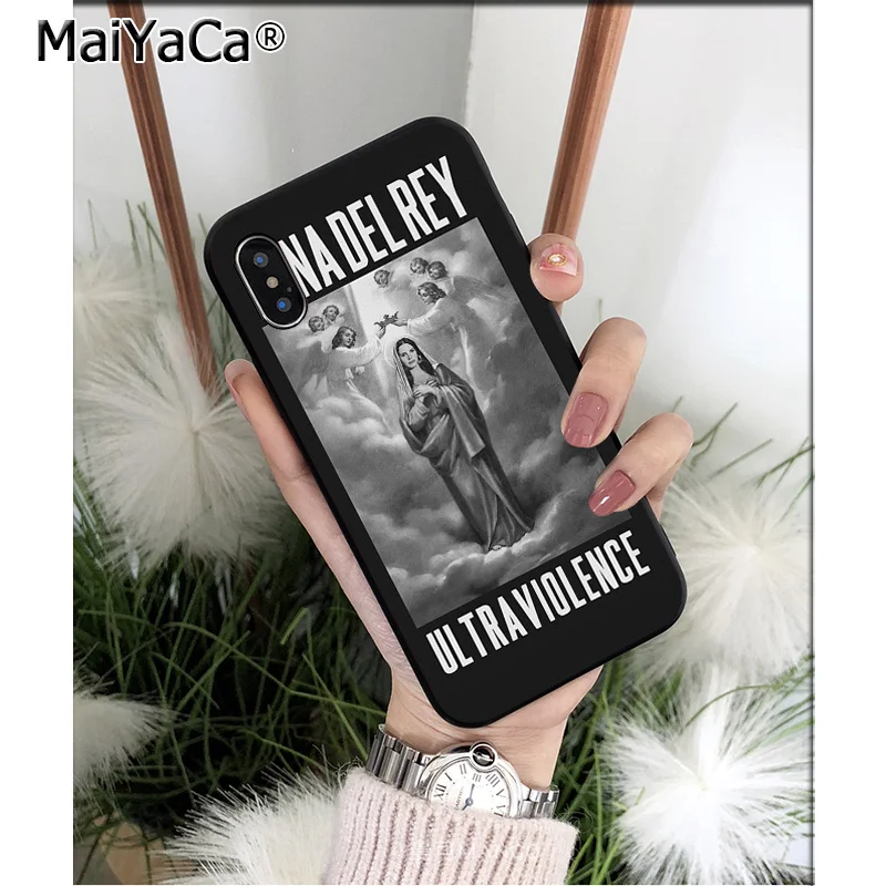 Высококачественный чехол для телефона MaiYaCa Singer lana del rey iPhone 5 5Sx 6 7 7plus 8 8Plus X XS MAX XR |