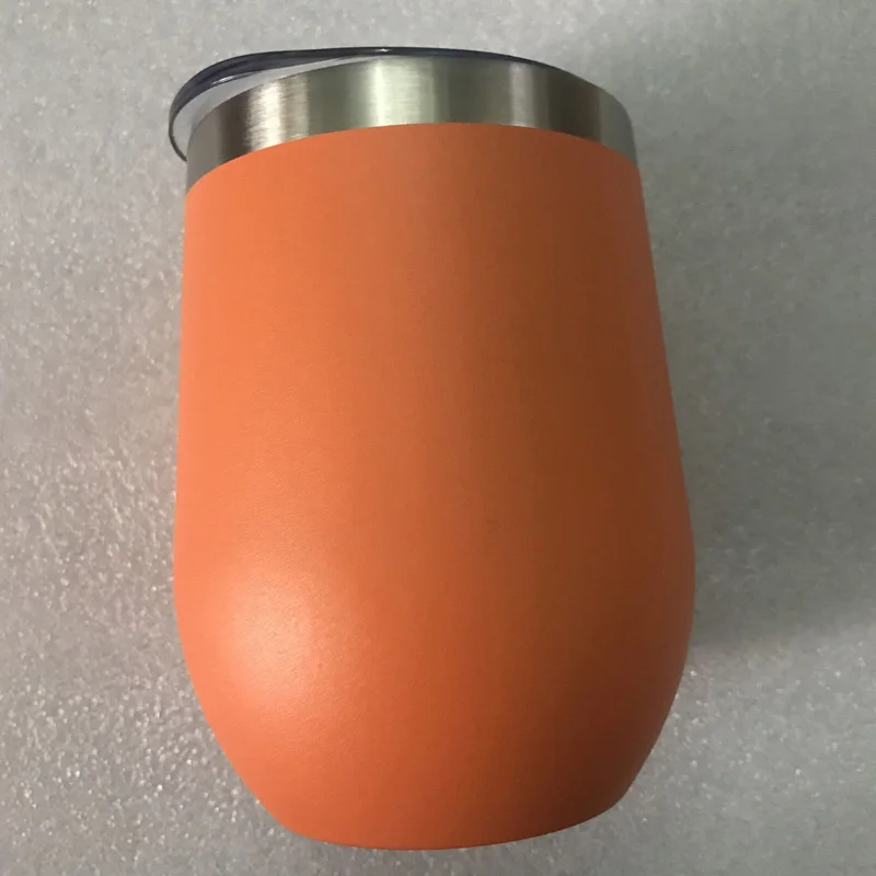 12 унций термос чашка кофе кружки нержавеющая сталь Stemless красное вино и
