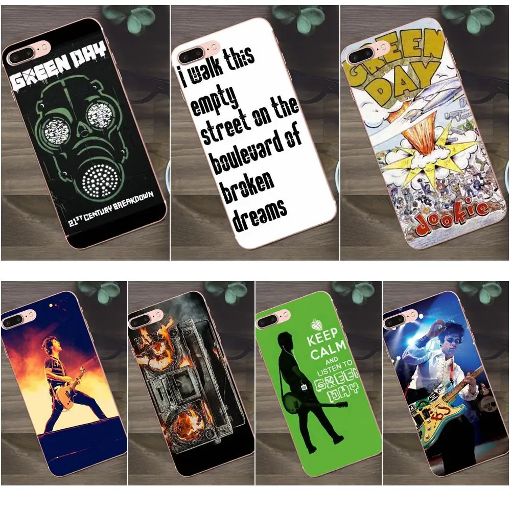 Музыкальный альбом Bixedx Green Day для Huawei G8 Honor 5C 5X 6 6X 7 8 9 Y5II Mate P7 P8 P9 P10 P20 Lite Plus 2017 чехлы
