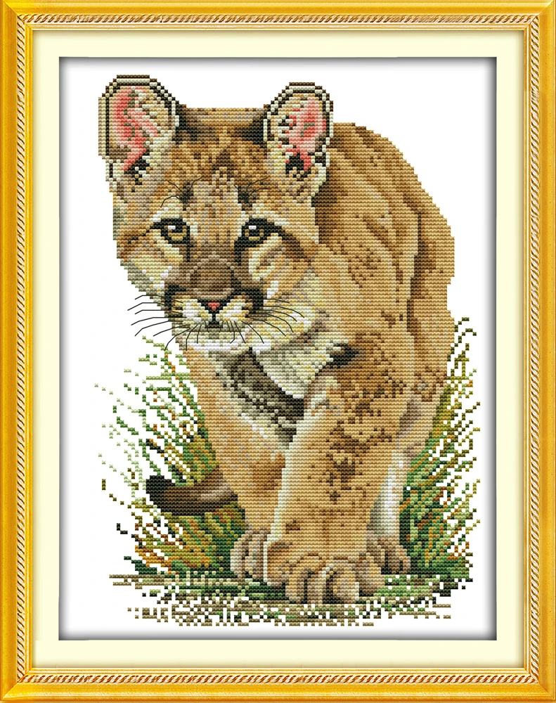 Набор для рукоделия Joy Sunday Lion 11CT14CT Китайский вышивки крестиком|cross stitch set|set for