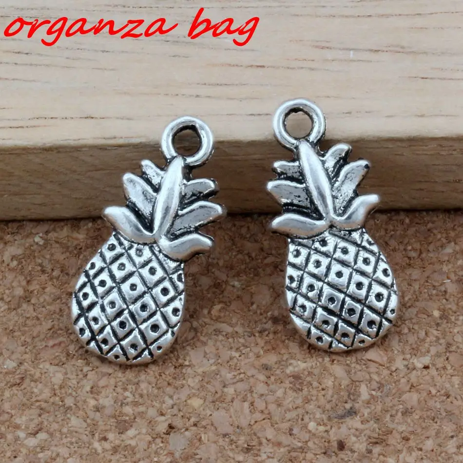 

Zinc Alloy Pineapple fruit Charms Pendants 20Pcs/lot 8.8x19mm Fashion Jewelry DIY Fit Bracelets Necklace Earrings A-282