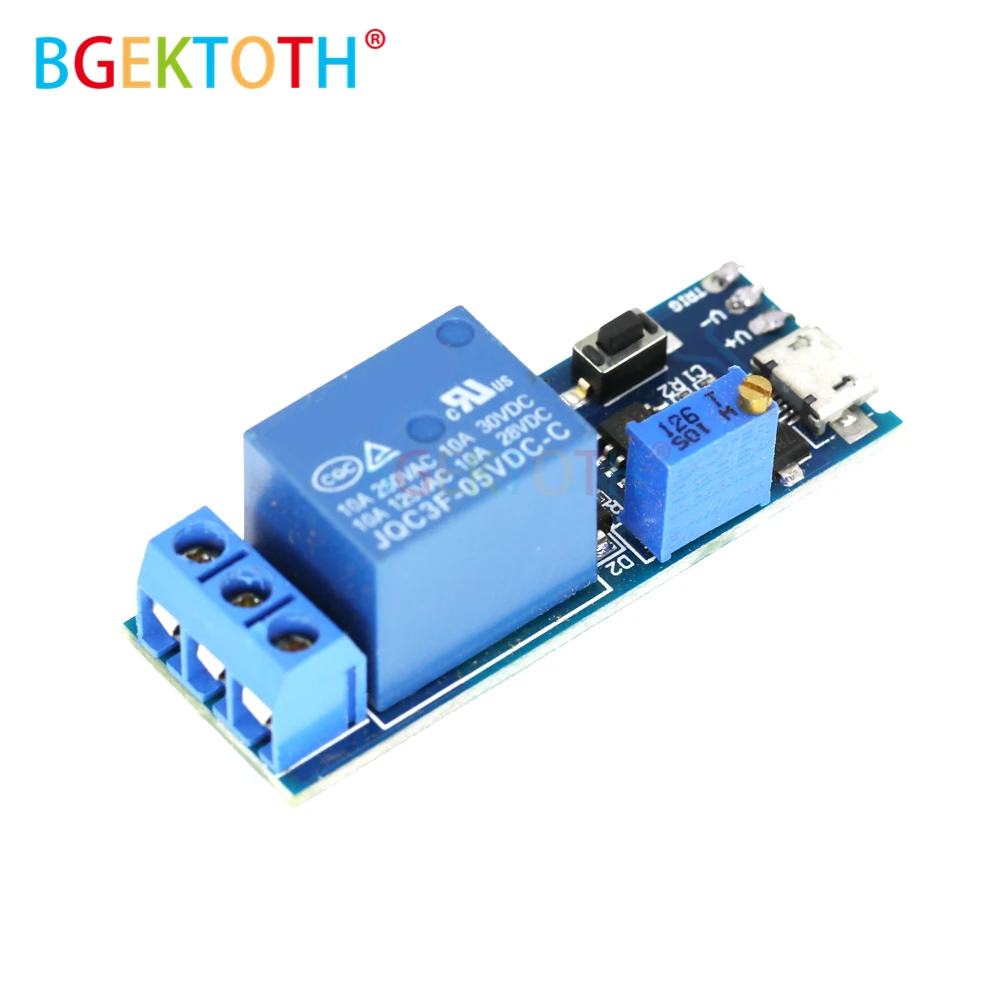 Смарт электроника 5 в 30 микро USB питания регулируемое реле задержки модуль