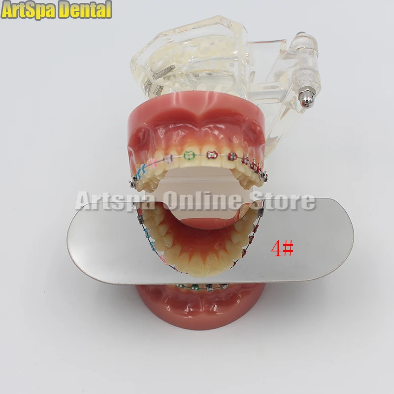 

Dental Oral Orthodontics Stainless Steel Photographic Mirror Single Sided reflector