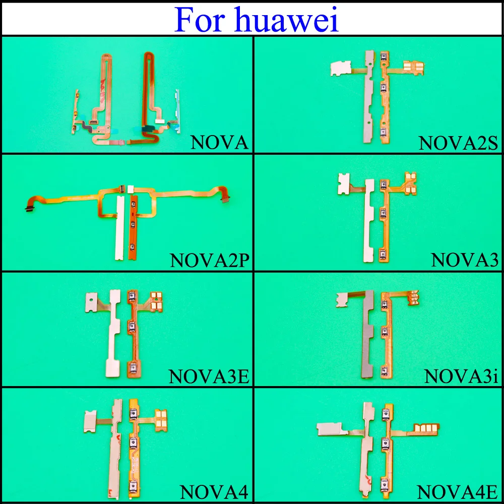 

YuXi Switch Power ON OFF Key Mute Silent Volume Button Ribbon Flex Cable For HuaWei NOVA / NOVA2s / 2P /3 /3i /3E / 4 /4E