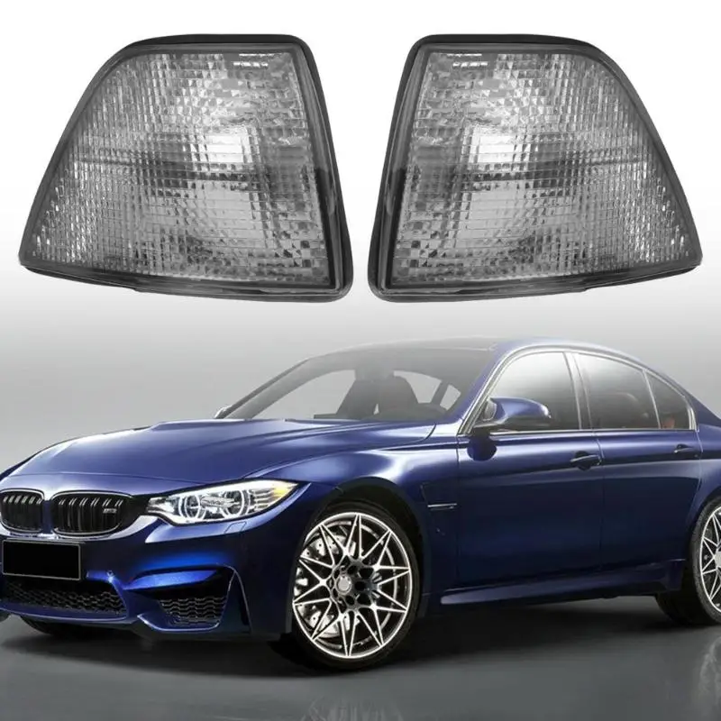 Автомобильные Угловые лампы с копчеными линзами 2 шт. для 3 серии E36 1992 1998