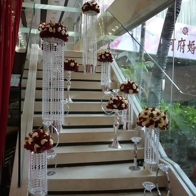 Горячая продажа 1 м новый бисер Висячие кристально чистые акриловые бусины