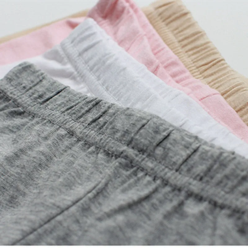 Новые летние шорты для маленьких девочек Детские безопасности однотонные