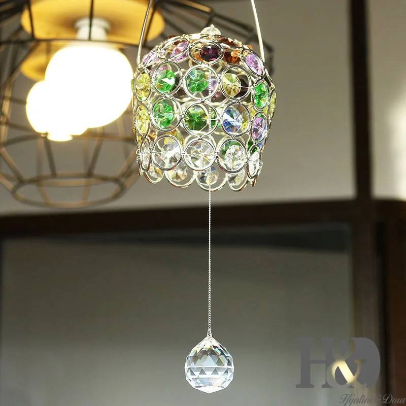 H& D 30 мм Хрустальный шар призмы Suncatcher висячие орнамент чакра восьмиугольник Радуга производитель Защита от солнца для окна