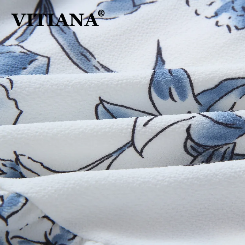 VITIANA, женское пляжное платье, лето, женское платье с принтом в стиле ампир, рукав-бабочка, открытая спина, розовое, мини, Платья для вечеринок, Vestidos