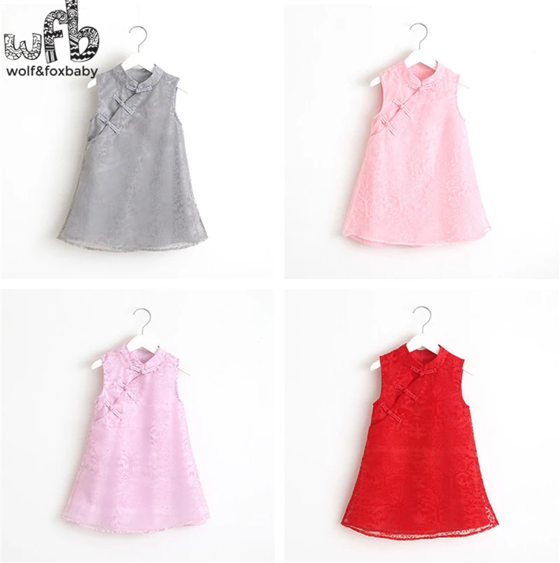 Розничная продажа для детей от 2 до 8 лет маленьких девочек без рукавов хлопок