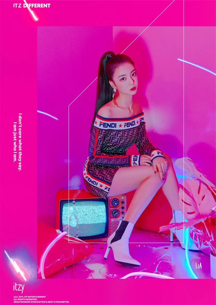 ITZY Kpop постеры корейские певицы глянцевая бумага печать четкое изображение яркий