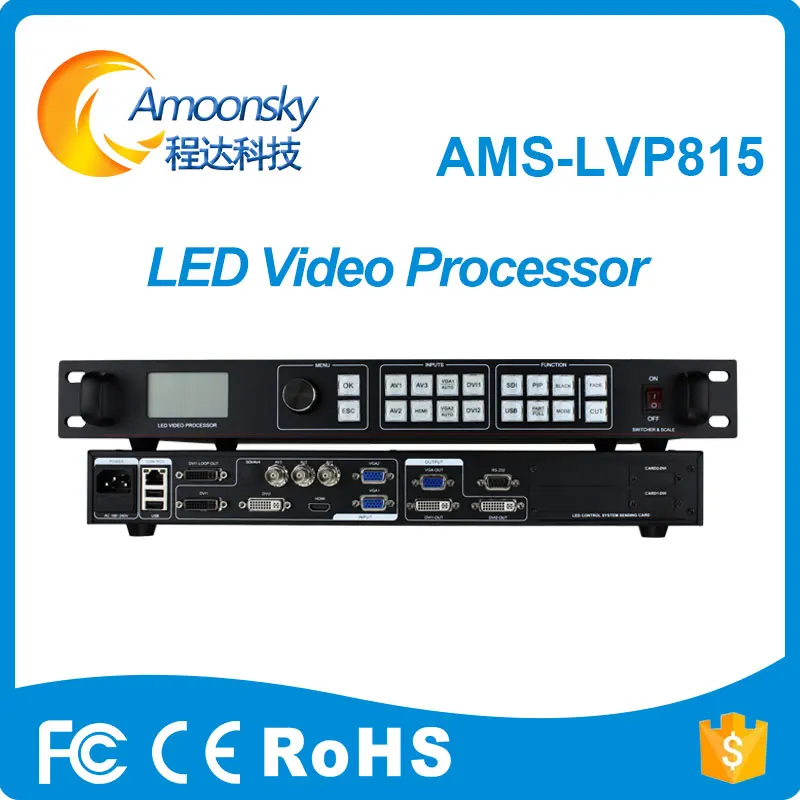 Linsn контроллер с hd AMS-LVP815 p6 светодиодный дисплей настенный rgb чип видеоконтроллер