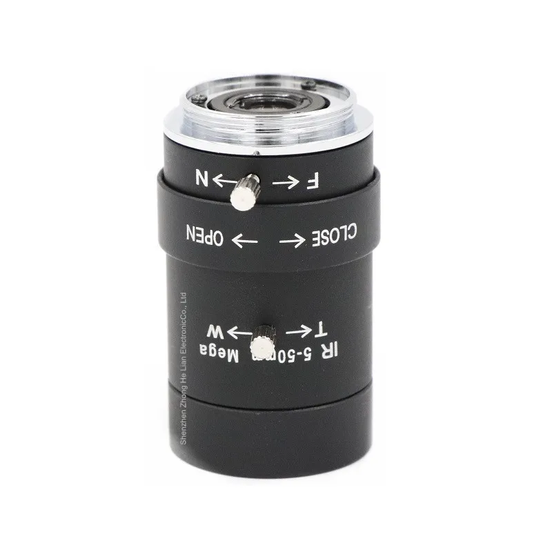 5-50mm Lens 2.0 MegaPixel 1/3&quot Manual Focus CS Mount Infrared Night Vision For CCTV Security Camera | Безопасность и защита