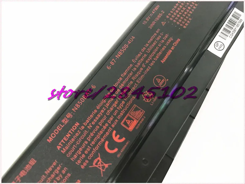 Аккумулятор для ноутбука Clevo N850S N870HC N850CH N850HJ N870HJ 6 87 4C4/4U4 10 8 В 47 Вт/ч 4200