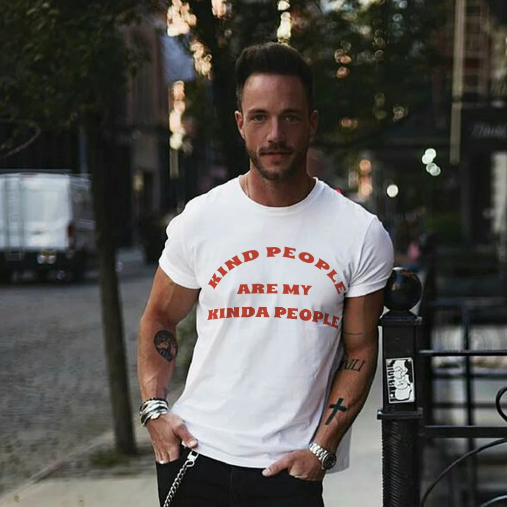 Kind People Are My a футболка для молодых девушек женская мода 90s подарок слоган feministe grunge