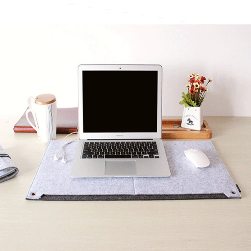 Стопорная кромка Мышь большой серый коврик для клавиатуры ноутбука компьютерный