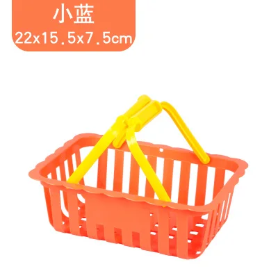 Small-Basket Классические игрушки для детей, Обучающие Детские игрушки, разделочная корзина для фруктов и овощей, миниатюрная кухонная посуда - Цвет: Small-Basket