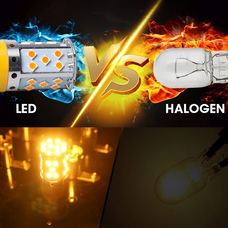 Roadot T20 7440 3030 35SMD желтый ошибок поворотники лампочки для автомобилей Аксессуары