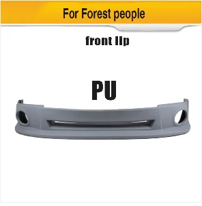 PU передний бампер автомобиля Спойлер для Subaru Forester 2008 2009 2010 автомобиля стикер, спойлер