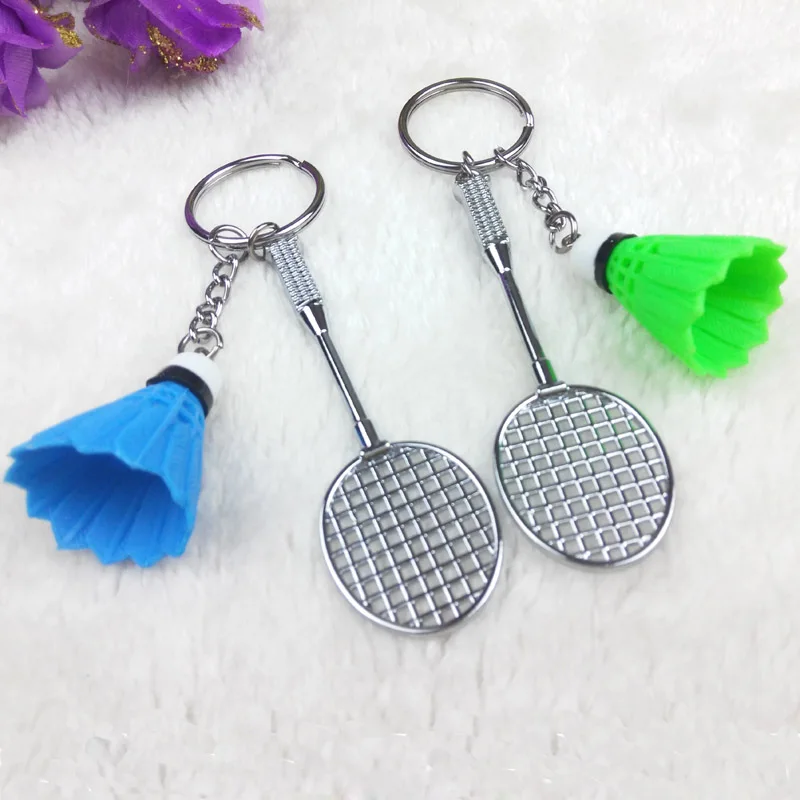 2019 опт спортивный конкурентоспособный мини бадминтон металлический брелок для