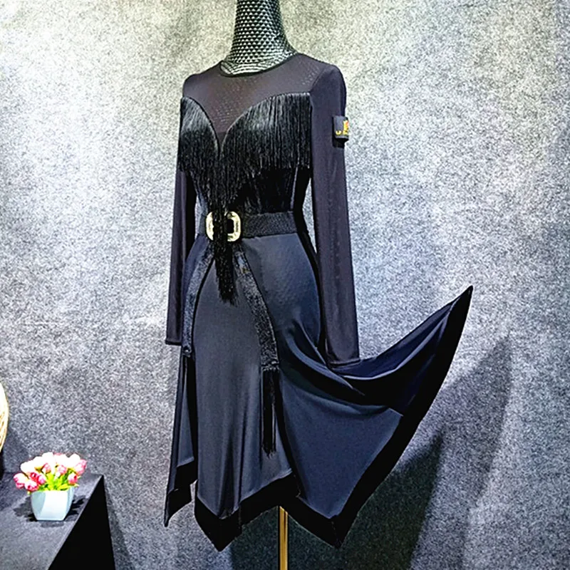 

latin dance wear women modern dance costume latin American dress women latin salsa dress rumba costumes latin practice dress