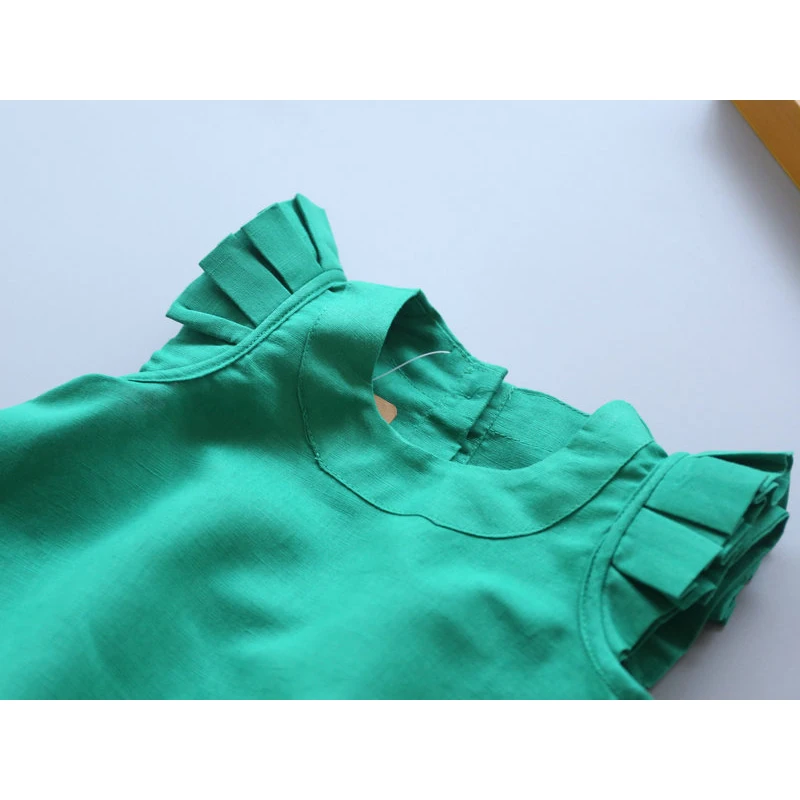 Menoea Girls Clothing Sets Brand Summer Casual Kids Clothing Sets Flower Embroidery T-shirt+Solid Shorts 2Pcs Girls Suit