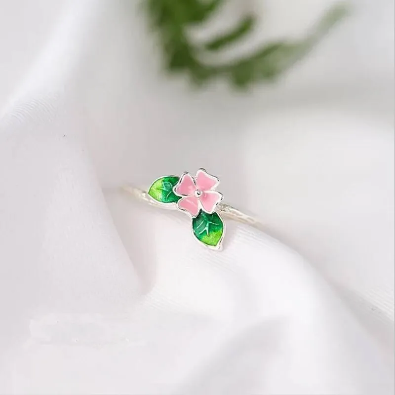 Женское кольцо на палец Anillos Anel оригинальное из 100% свежего цветка с листьями
