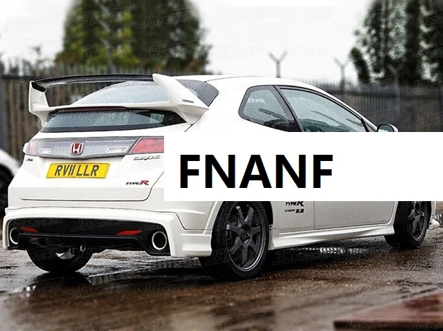 Задний спойлер подходит для Honda FN2 MUGEN 06 11 задний из углеродного волокна АБС