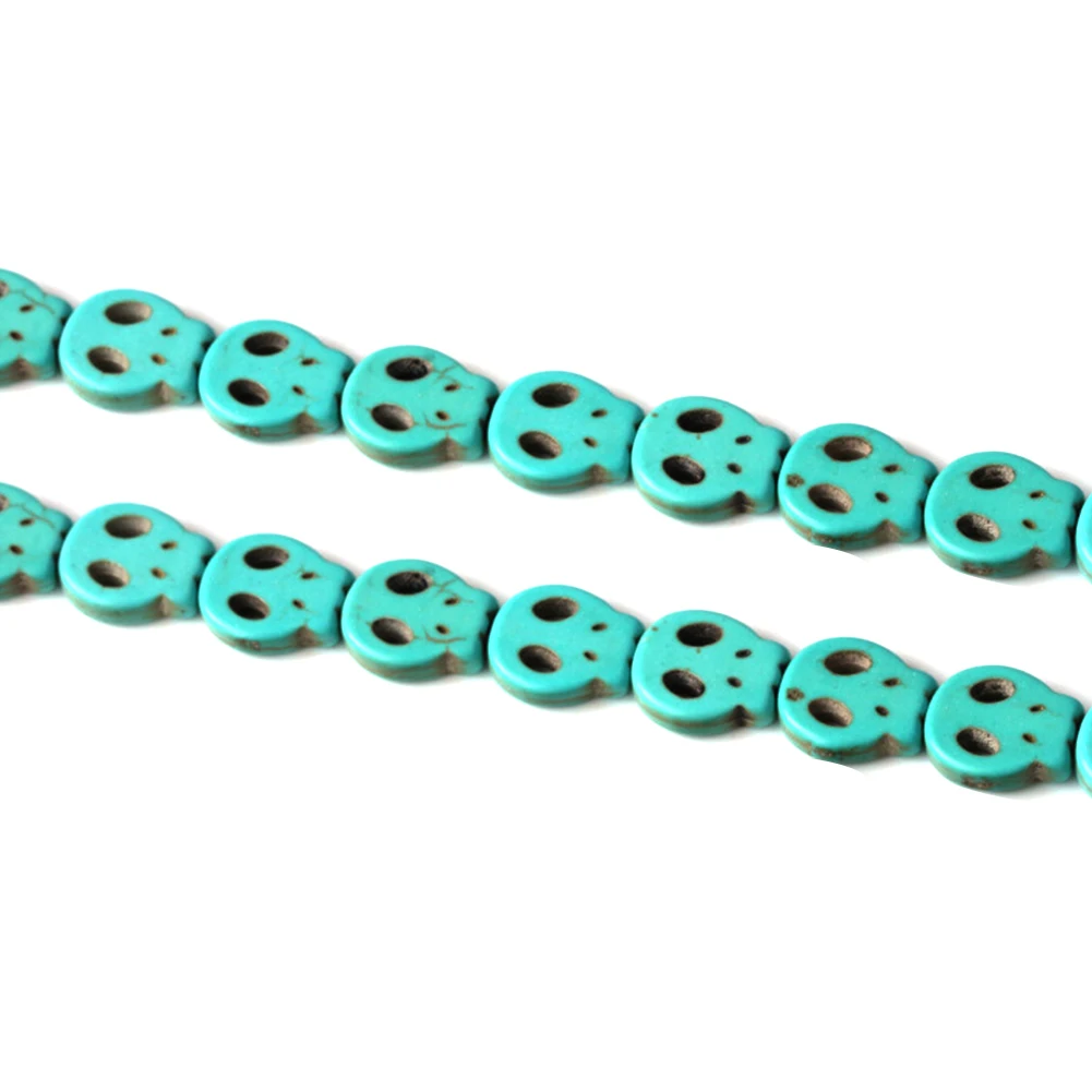 Blue Turquoise Gemstone Spacer Loose String of Beads Charm Findings Strand | Украшения и аксессуары