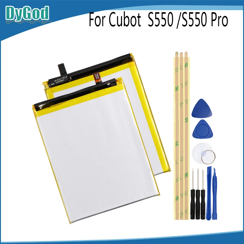 DyGod 3000 мАч для Cubot S550 Pro Экстрим Замена батареи Bateria телефона с