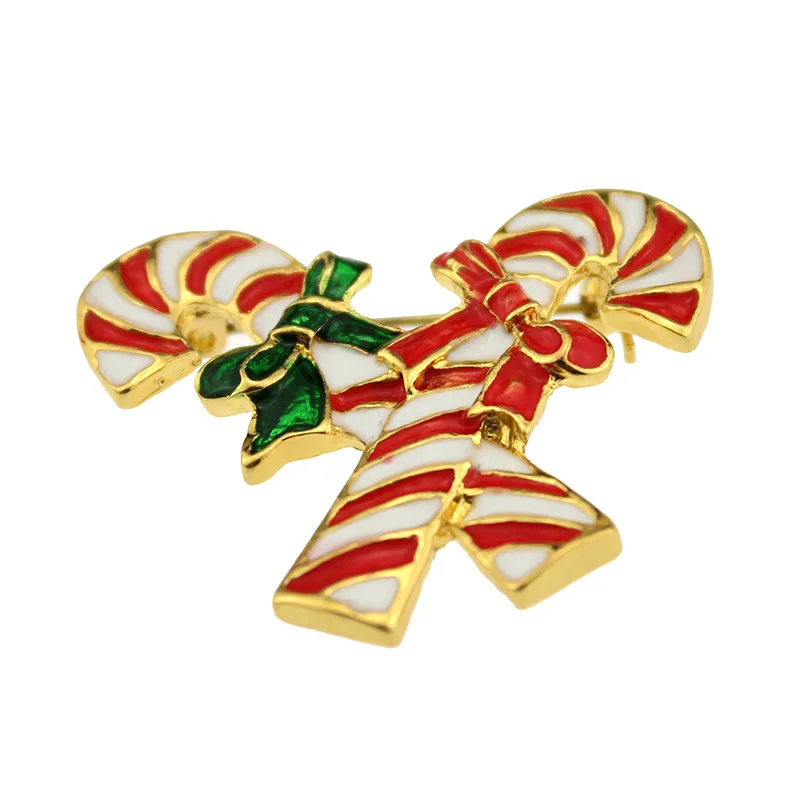 Модные Рождественские Броши для женщин 2017 хрустальные броши в виде Санта Клауса
