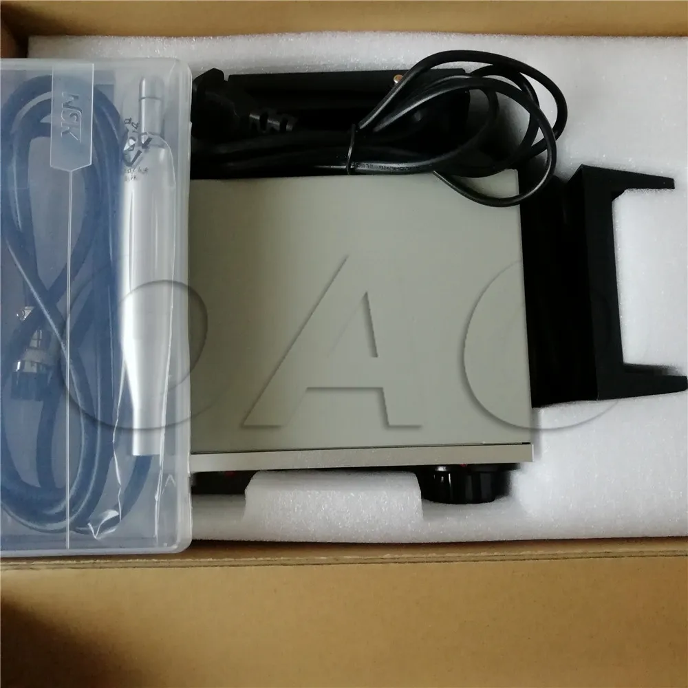 

High quality large torque Dental Micromotor Polishing Unit with contra angle+straight handnpiece 50,000RPM Brushless micro motor
