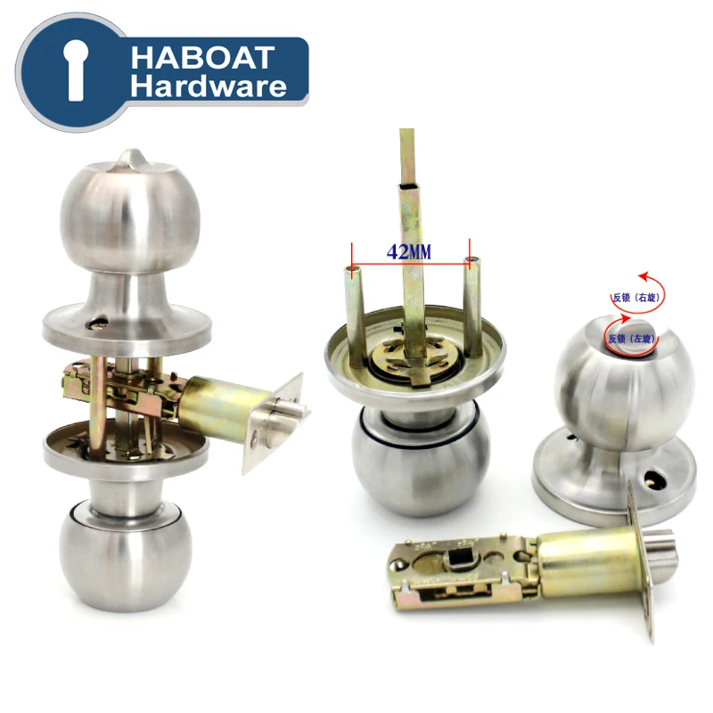 HA1006 дверная ручка замок Deadbolt для домашней безопасности спальни аксессуары