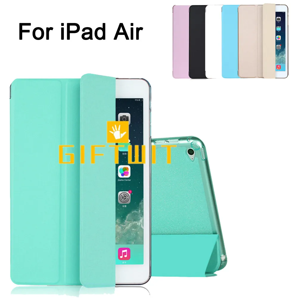 Складной чехол для iPad Air блестящая силиконовая Мягкая задняя крышка ультратонкая