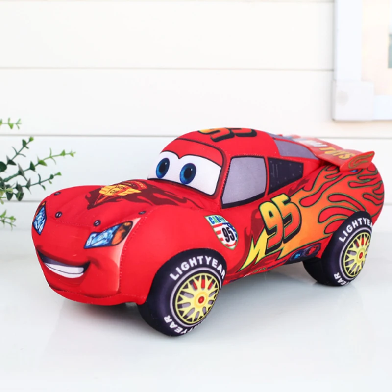 Disney Toy Story Car Lightning McQueen Подушка для детей Минифигурки красный Pixar аниме плюшевые