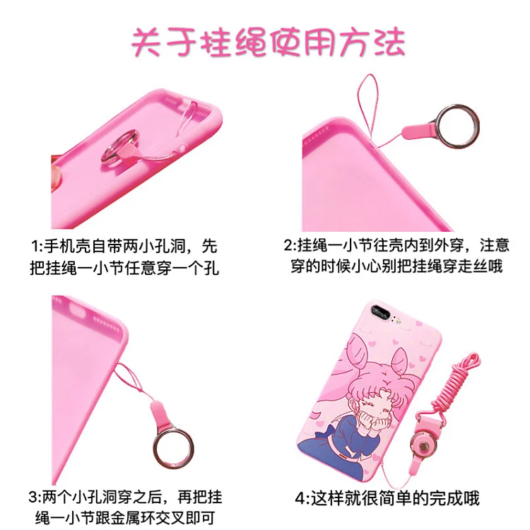 Для iphone XS Max милый Cardcaptor Sakura задний Чехол+ пленка для экрана из закаленного стекла, Девушка Мягкий чехол для iphone X XR 6 7 8plus
